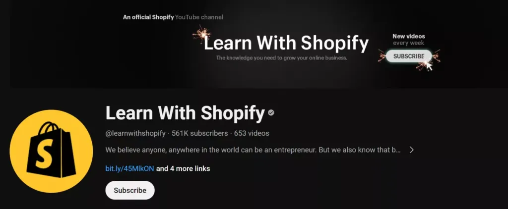 Learn with Shopify