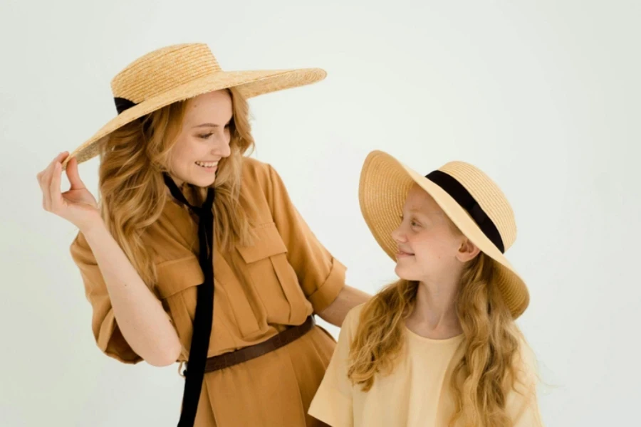 Mother and Daughter Looking at Each Other