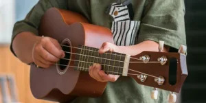 Playing Ukulele