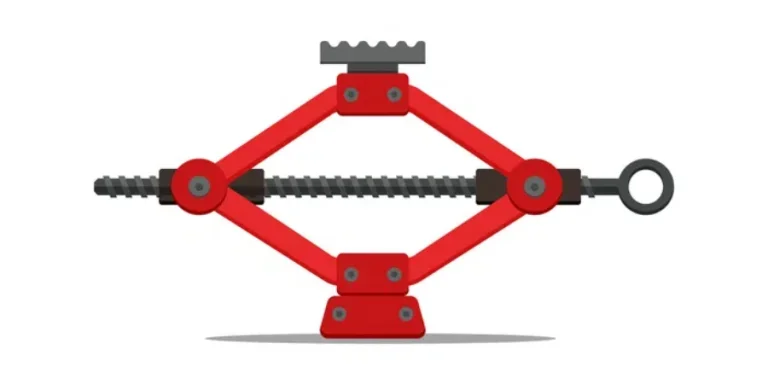 Power Jack-Screw Icon Flat Design Isolated On White Background