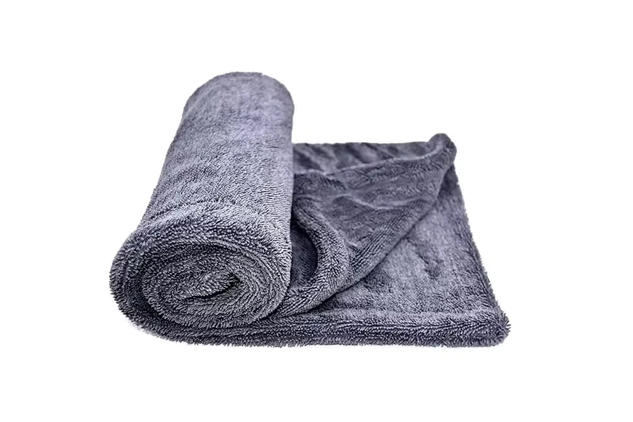 Ready to Ship Products Dual Sides 1200gsm Microfiber Twisted Towel Car Drying Towel