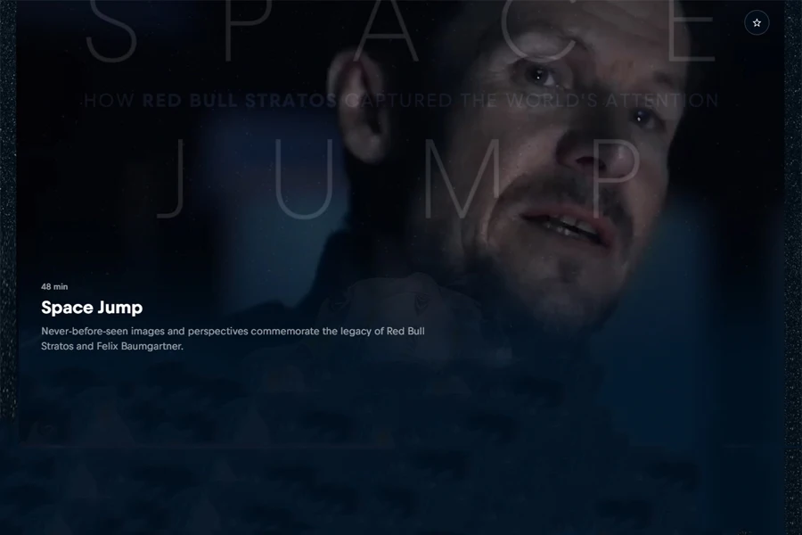 Red Bull’s live stream of Felix Baumgartner’s jump from space