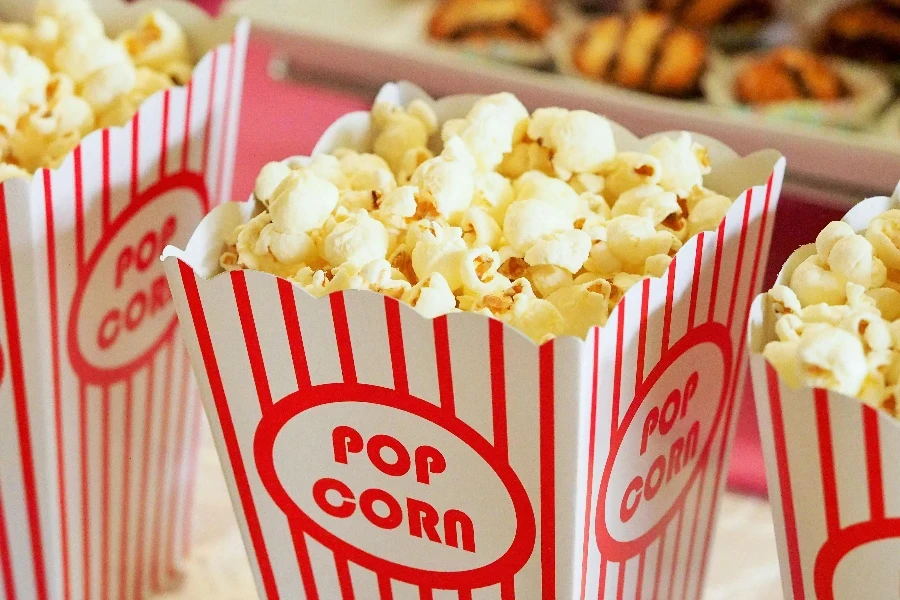 Selective Focus Photography of Popcorns