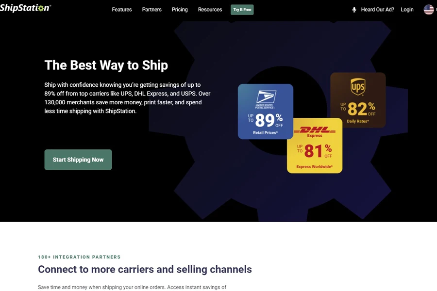 ShipStation inventory management software landing page