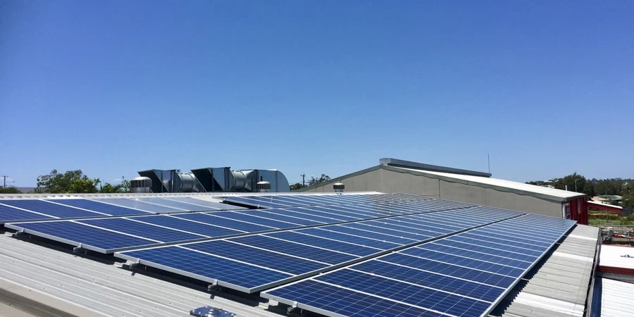 Solar Panels on a roof