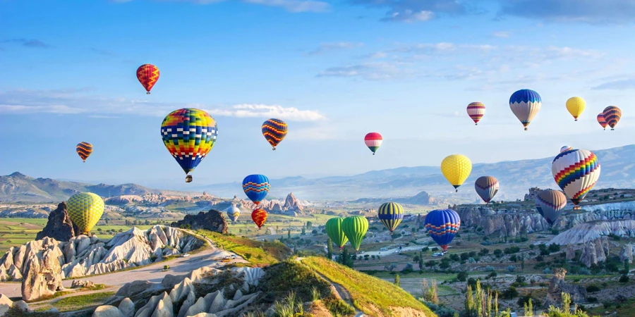 The great tourist attraction of Cappadocia