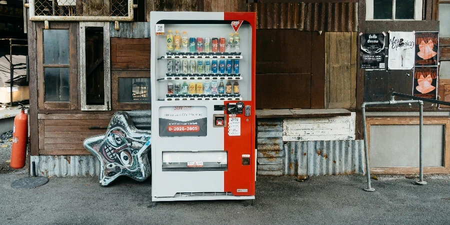 Vending Machine with Beverages