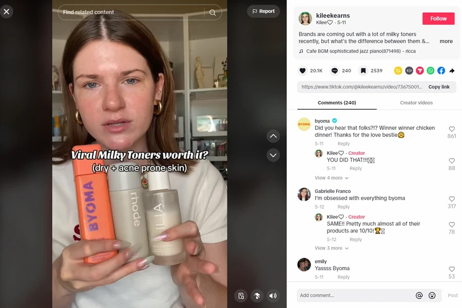 Viral milky toners worth it on TikTok