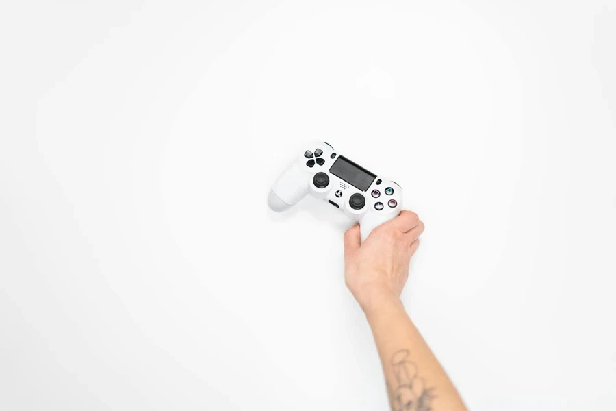 White Gaming Controller