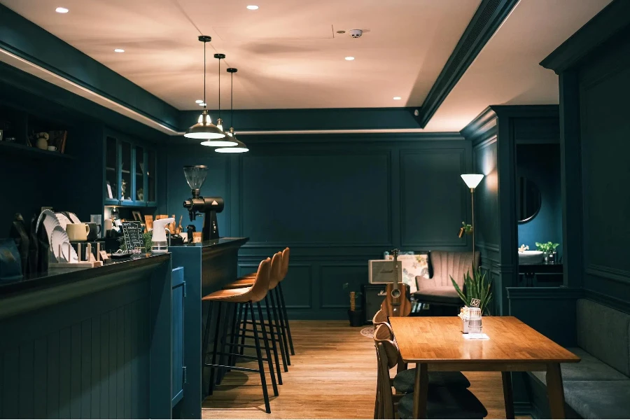 a blue kitchen is a color trend for 2024