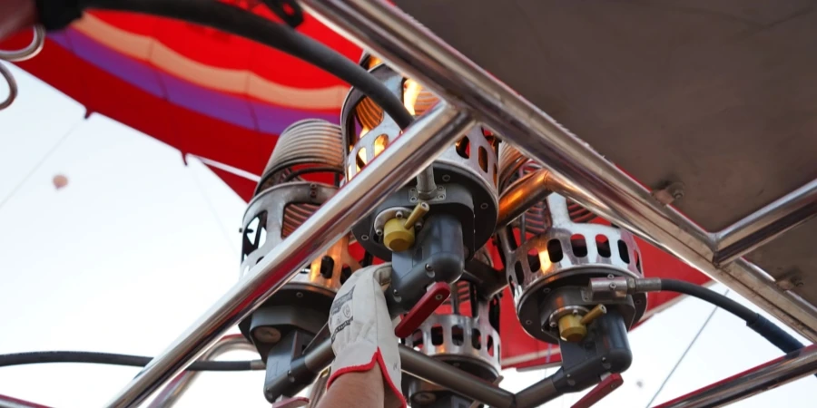 a close up of a persons feet on a boat