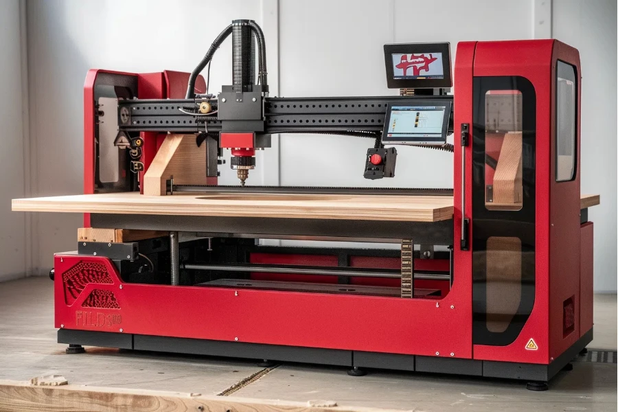 a industrial CNC wood cutting machine