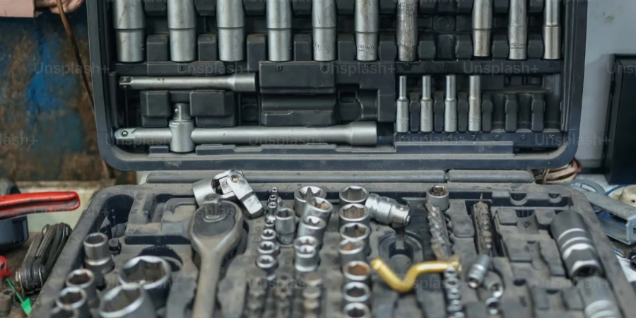 a tool box filled with tools