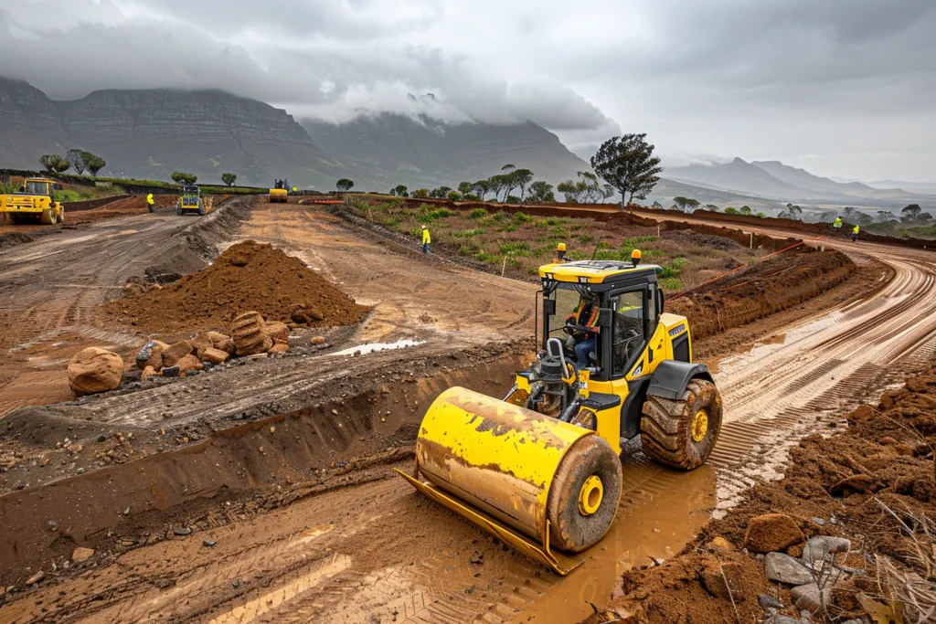 an off-road roller with yellow and black colors