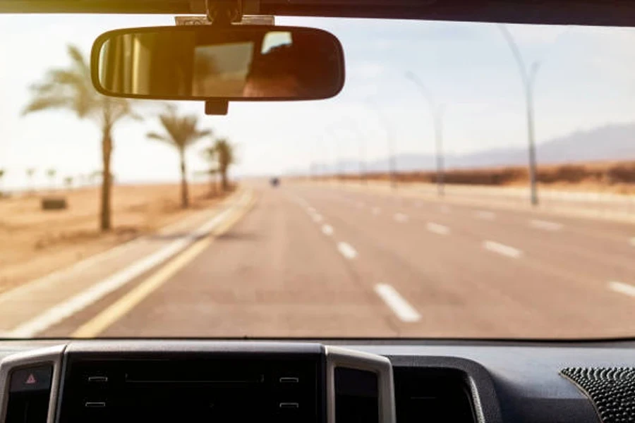 car rear mirror