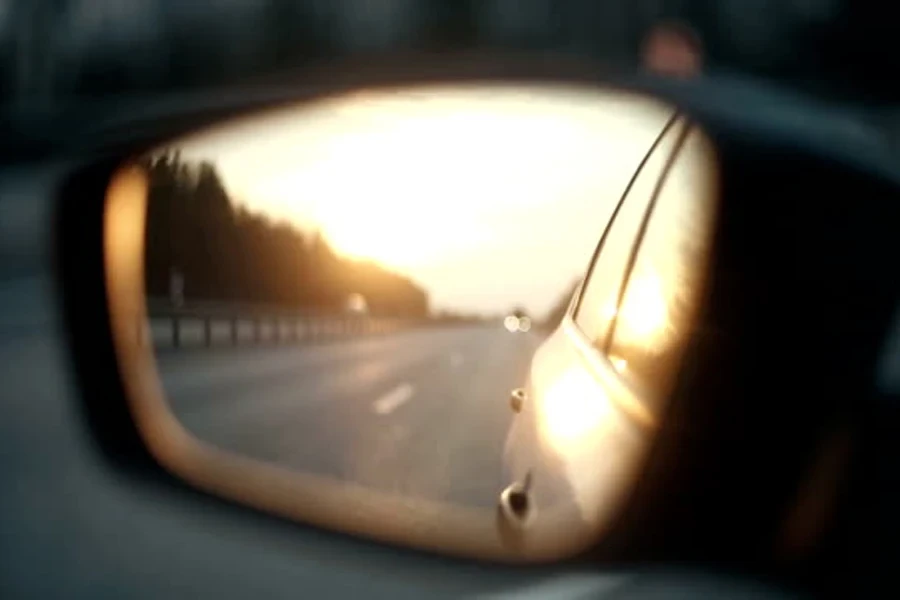 car rear mirror