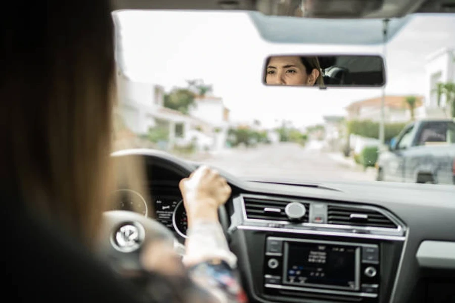 car rear mirror