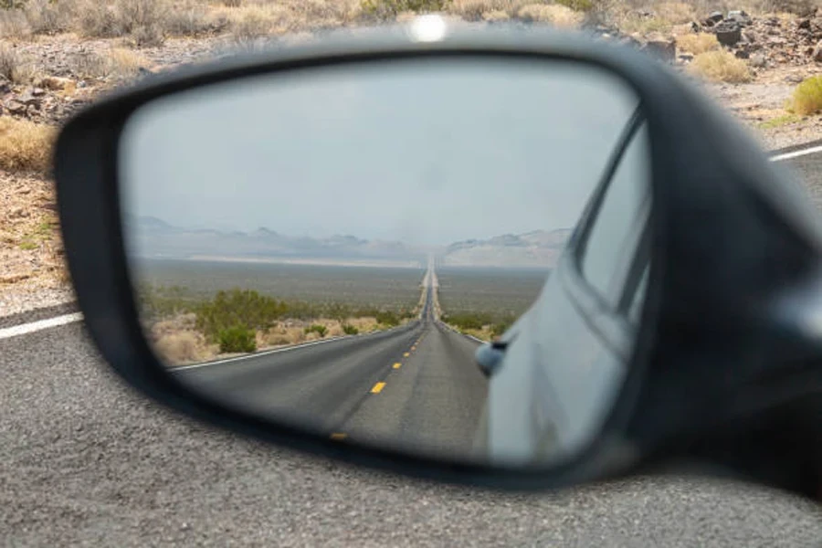 car rear mirror