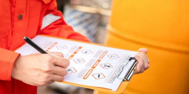 hazardous material checklist form