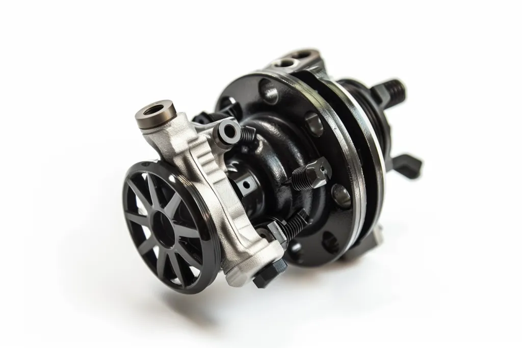 powerful and heavy analog four wheel power-left steering pump