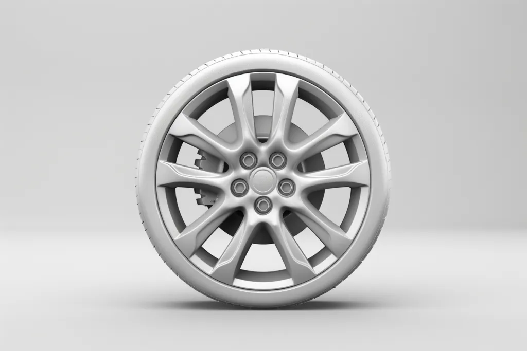 silver wheel cover