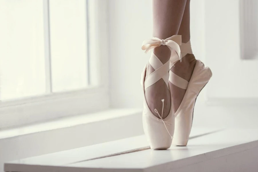 the dance shoes