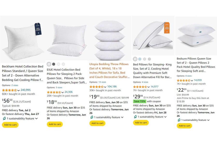 top-selling Bed Pillows