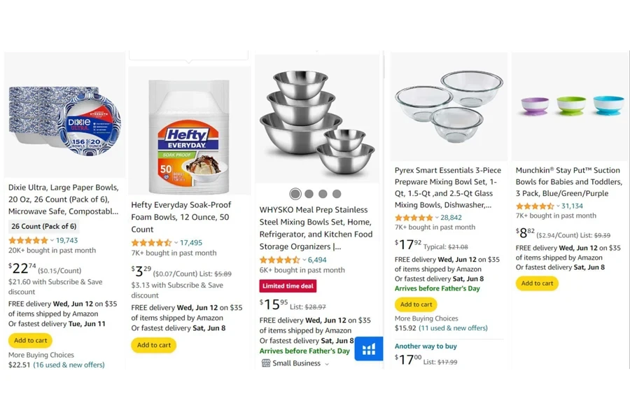 top-selling bowls