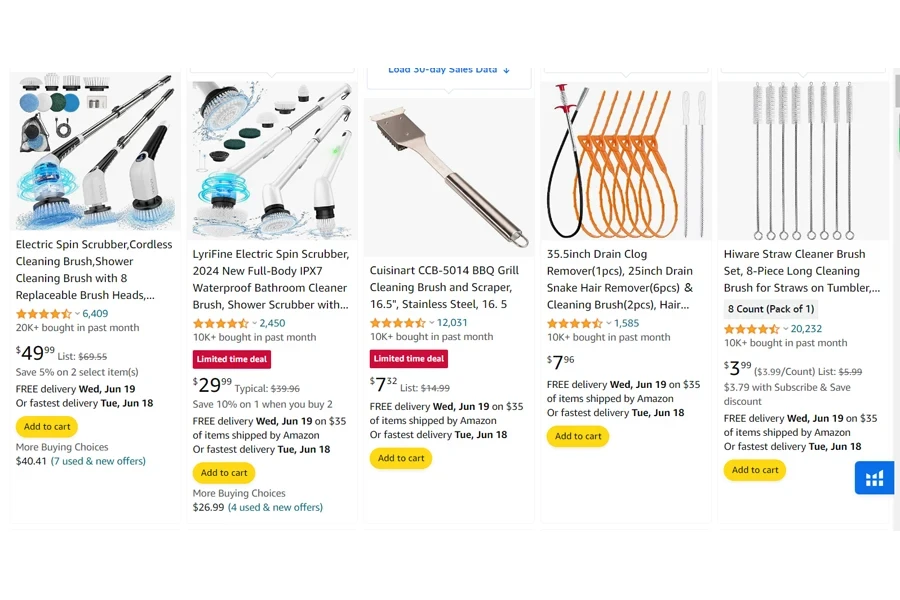 top-selling cleaning brushes