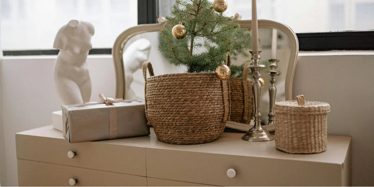 THE WHITE COMPANY】アリババホワイトバスケット 籐製バスケット: 顧客