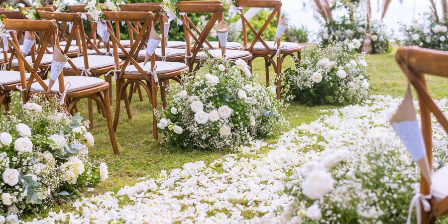 結婚式の花