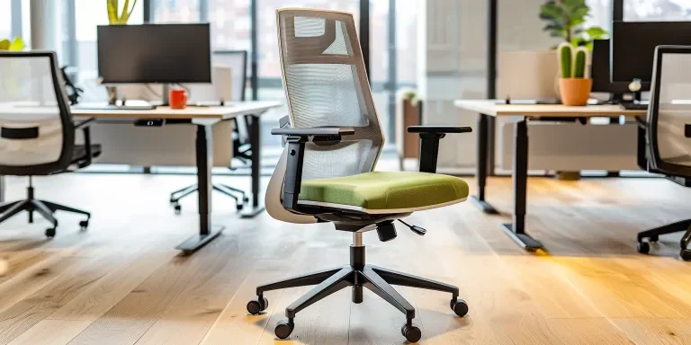 with a very thin gel seat pad for office chairs