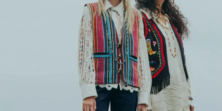 Women wearing boho western clothing