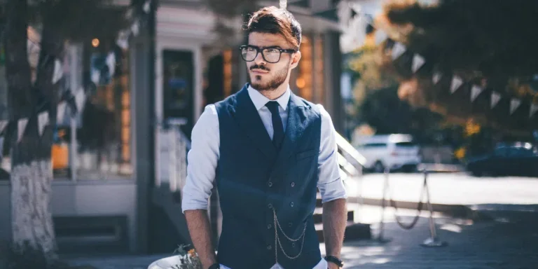 jeune homme montrant l'une des tenues d'été pour hommes