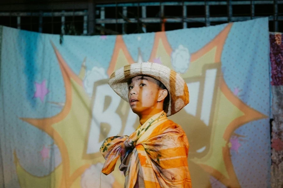 Boy Wearing Costume at Event