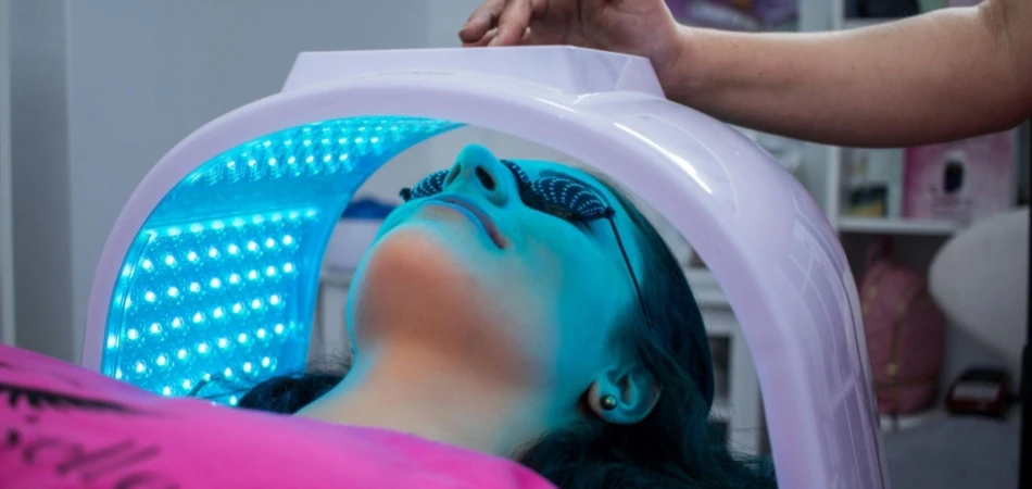 Female Patient Doing Cosmetology Procedure