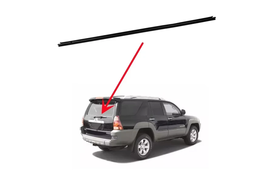 HYA Weatherstrip Backdoor Hatch Molding Seal for Toyota 4Runner 2003-2009