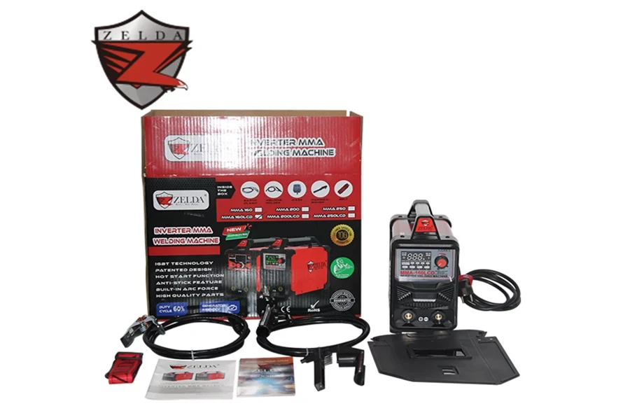 High Frequency 220V Inverter Stick Welder MMA-160 Arc Welding Machine Portable With LCD Display