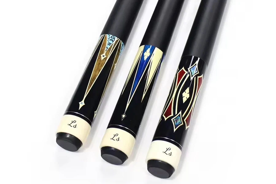 High Quality Sticker Maple Wood Carom Cue