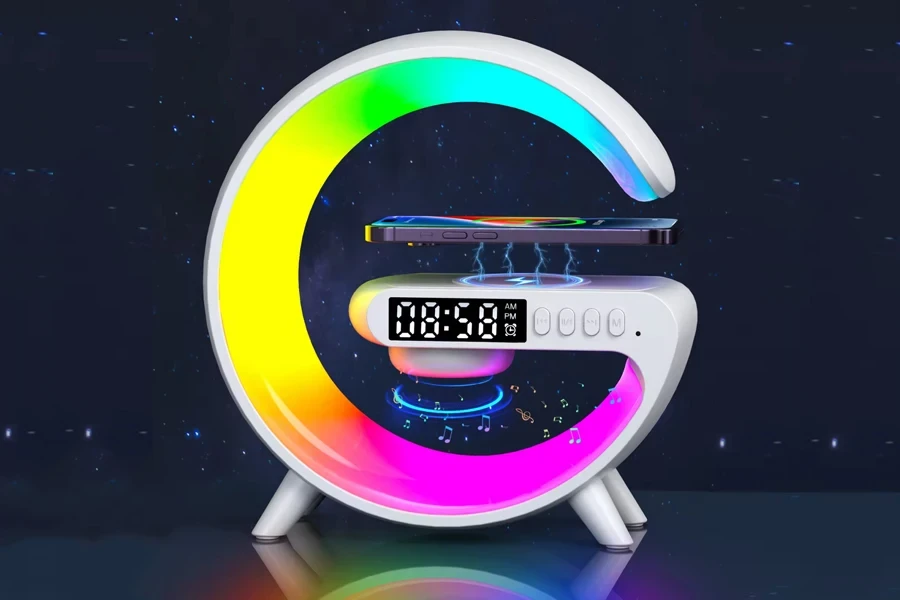 Multifunction Atmosphere Light RGB Desk Lamp Bluetooth Speaker