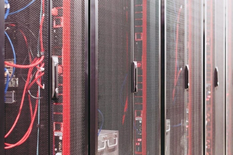 Multiple server racks in a data center