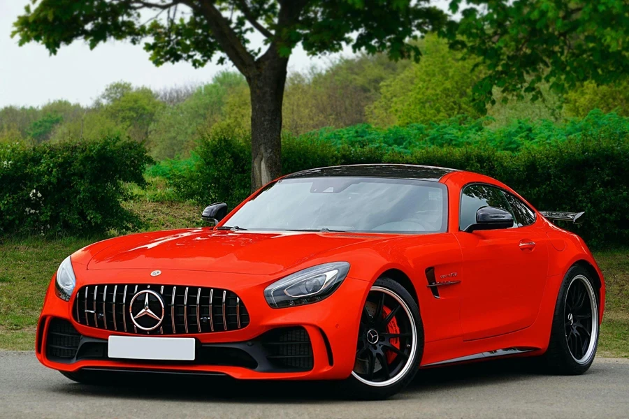 Photo of Red Car Parked