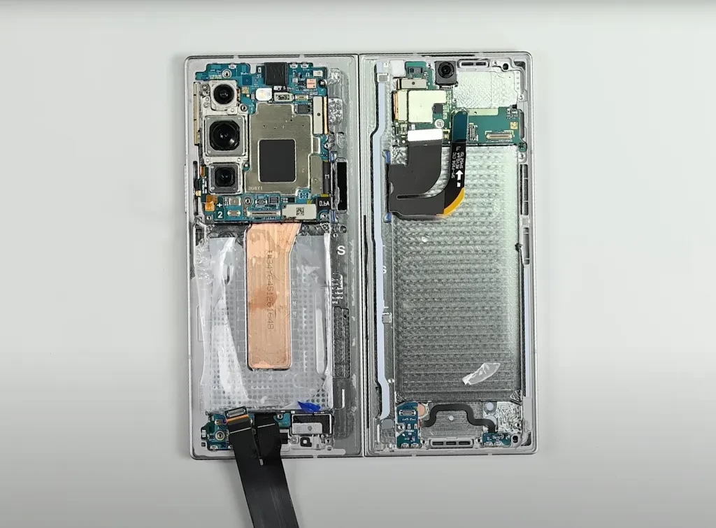 Step 3 of tearing down the Samsung Z Fold 6