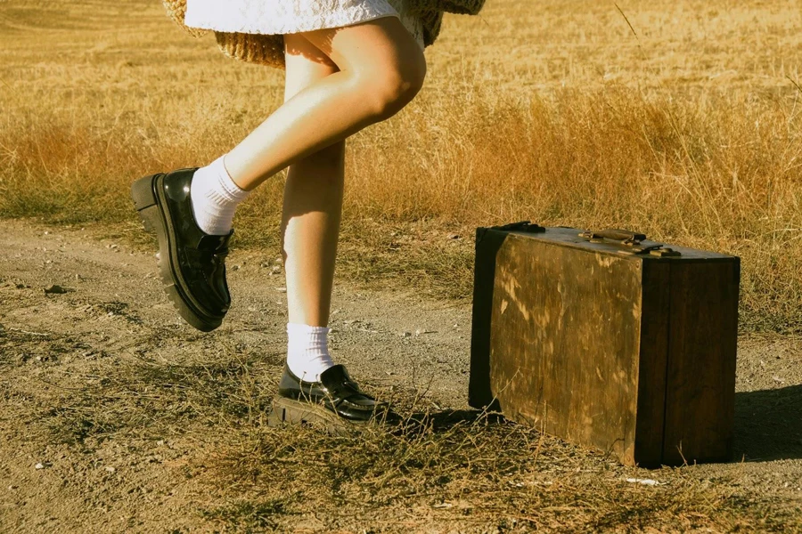 Woman in Loafers