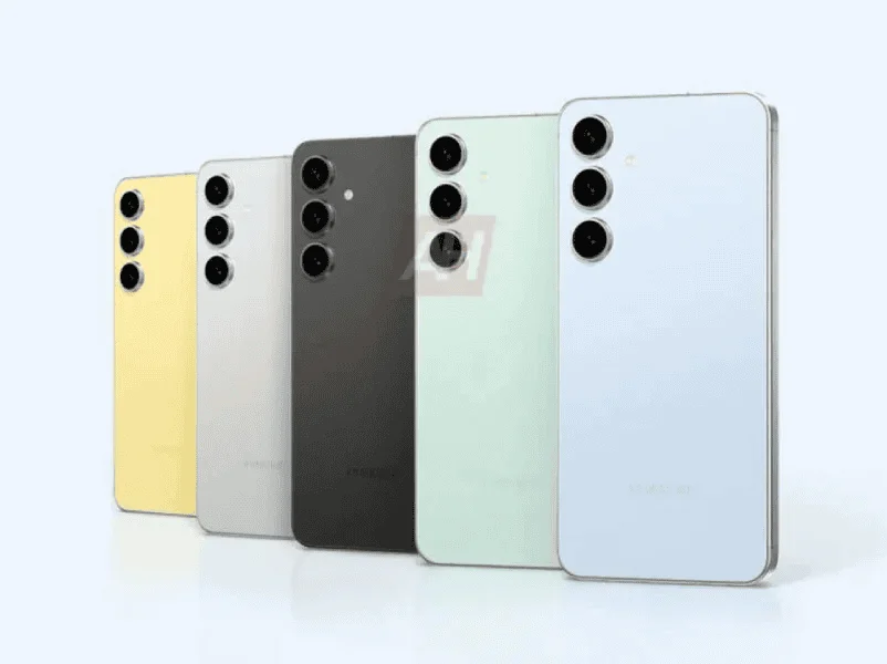 different colors of Samsung phones