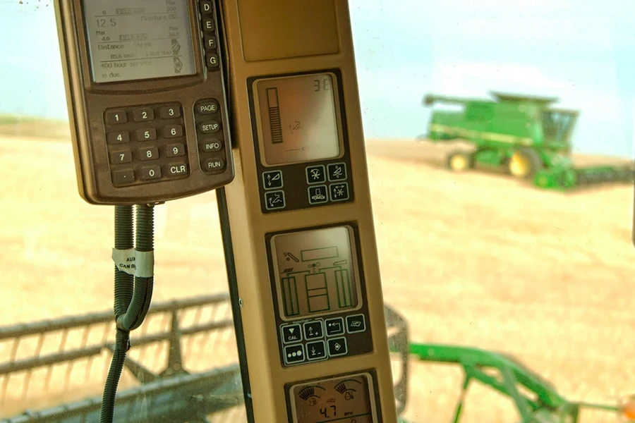 harvesters can use a range of real time sensor information