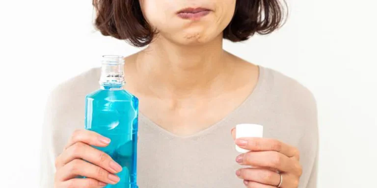 the mouthwash