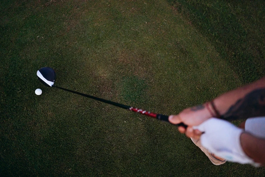 A Person Playing Golf