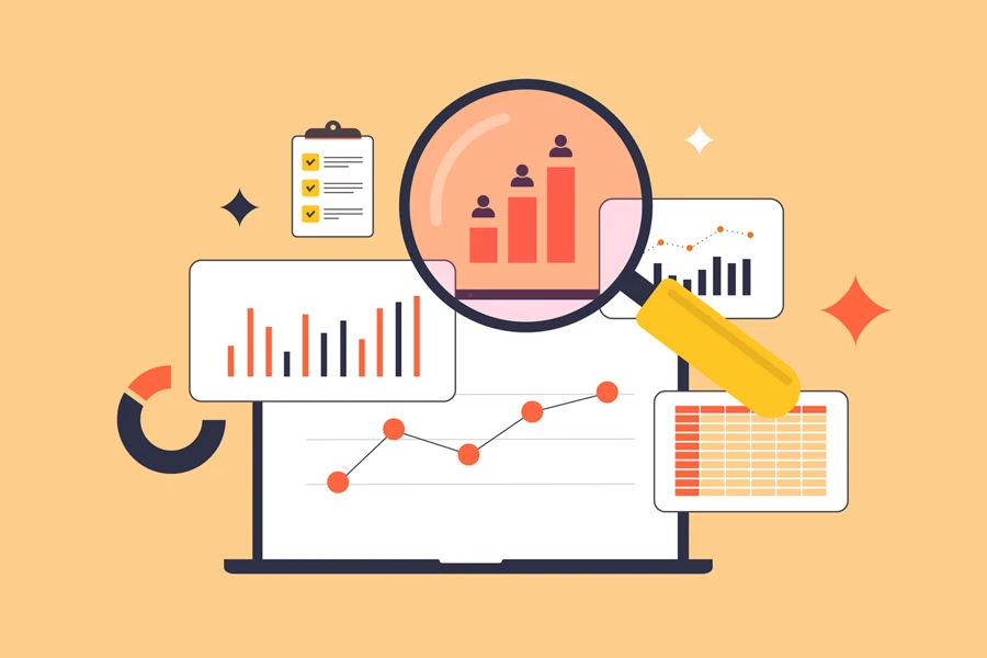 An illustration of competitor analysis and intelligence