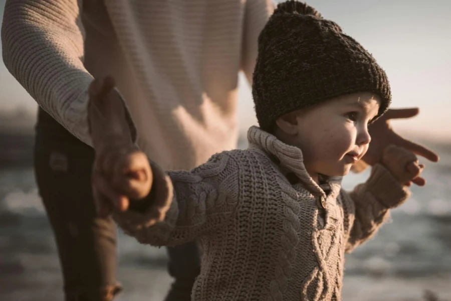 Baby Learning Walking